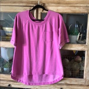 Adorable sweatshirt fabric top